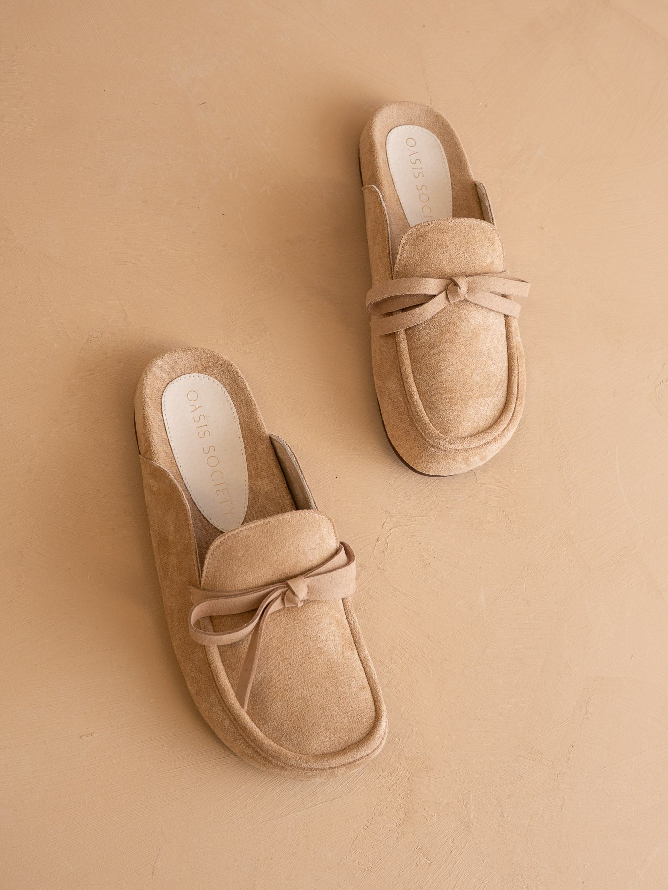 The Stevie | Almond Tie Mule Loafer