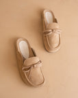 The Stevie | Almond Tie Mule Loafer