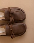 The Stevie | Coffee Tie Mule Loafer