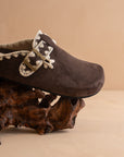 The Teri | Coffee Tweed Buckle Mule