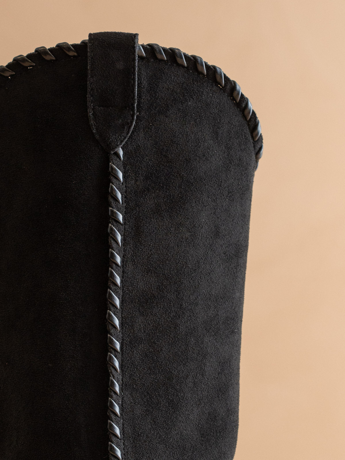 The Tilley | Black Whipstitch Western Cowboy Boot