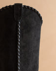 The Tilley | Black Whipstitch Western Cowboy Boot