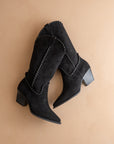 The Tilley | Black Whipstitch Western Cowboy Boot