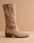 The Harrison | Brown Premium Faux Leather Slouch Western Boot